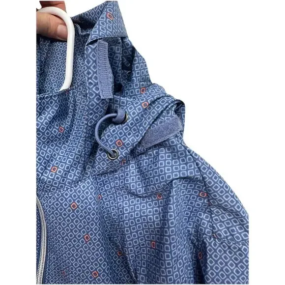 Columbia Sportswear Womens Running Jacket Size S Blue Full Zip Tuck Away Hood - Picture 11 of 12